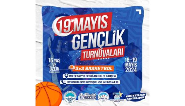 Büyükşehir'den Gençlik ve Spor Bayramı'na Özel '3x3 Basketbol' Turnuvası