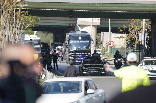 Beşiktaş, derbi için Ülker Stadyumu'na geldi