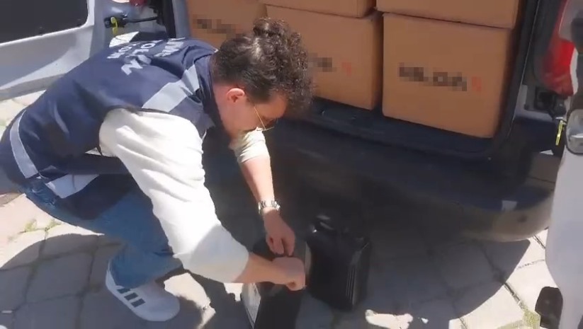 Samsun'da 1 ton etil alkol ele geçirildi