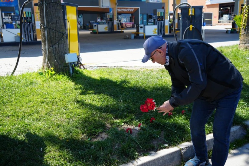 Samsun'da heyelanda hayatını kaybeden aile anıldı