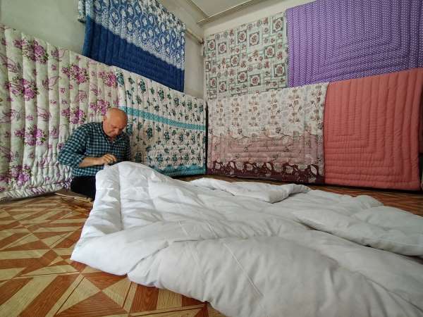 Bir dönem unutulan yün yorgana talep arttı