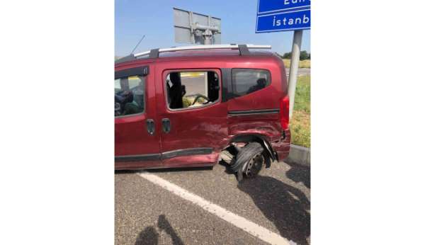 Tekirdağ'da trafik kazası: 2 yaralı - Tekirdağ haber