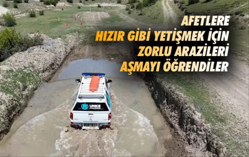 Samsun'da afetlere Hızır gibi yetişmek için zorlu arazileri aşmayı öğrendiler