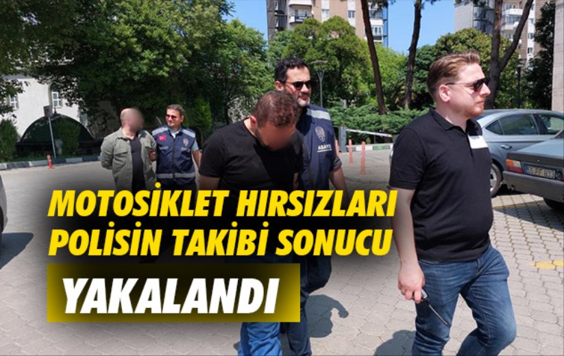 Samsun'da motosiklet hırsızları polisin takibi sonucu yakalandı