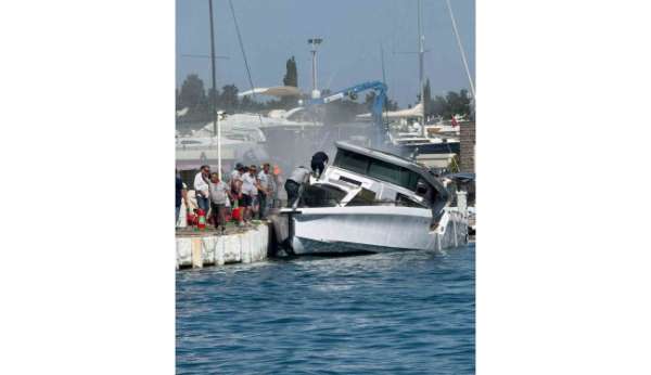 Bodrum'daki marinada patlama: 3 yaralı