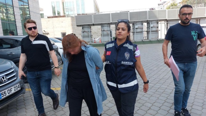 Samsun'da 27 suç kaydı bulunan kadın yine hırsızlık yapınca yakalandı