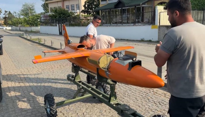 Şimşek İHA Samsun'da sahile vurdu