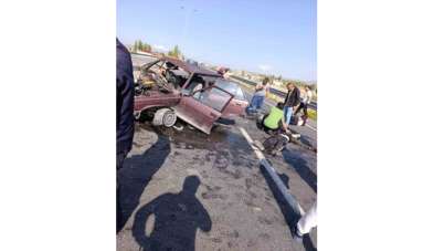 Kayseri'de trafik kazası, 3 kişi yaralandı