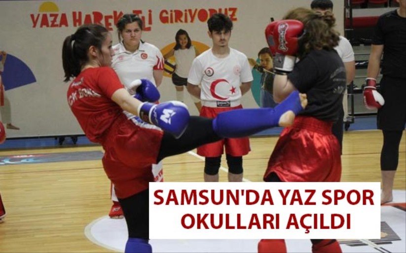 Samsun'da Yaz Spor Okulları açıldı