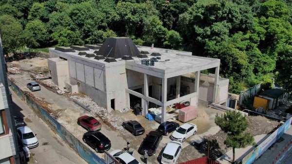 Belediye Hamamı inşaatı yüzde 50'ye ulaştı