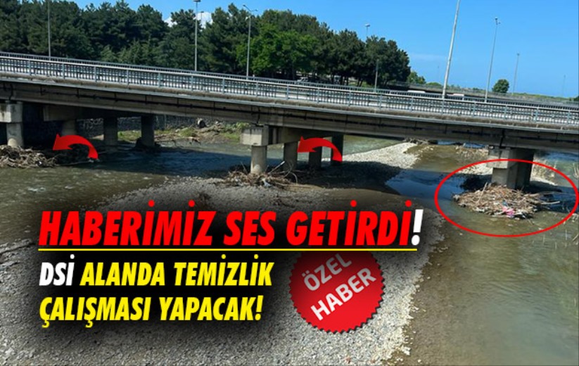 Haberimiz ses getirdi! DSİ alanda temizlik çalışması yapacak!