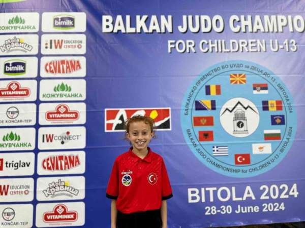 Sakaryalı judocu, Balkanlar'da gümüş madalyanın sahibi oldu