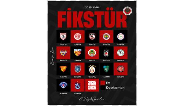 Gençlerbirliği ilk hafta Samsunspor ile oynayacak