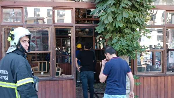 Kütahya'da kafede tüp patlaması: 1 yaralı