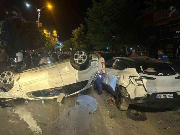 Siirt'te trafik kazası: 1'i ağır 5 yaralı