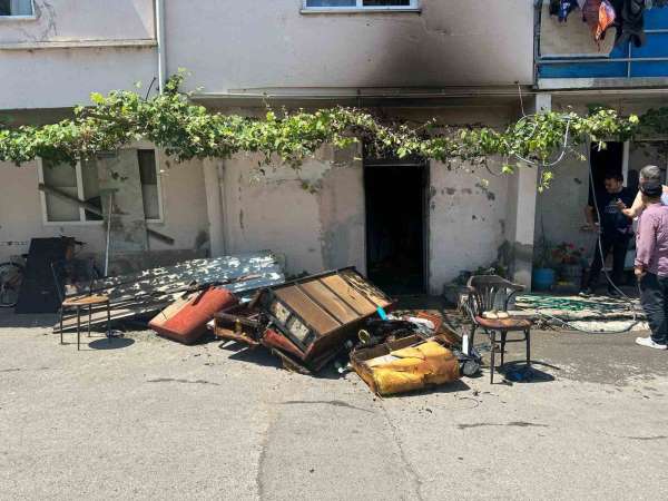 Samsun'da yangın paniği