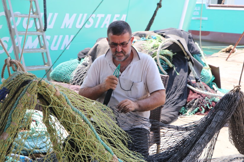 Samsun'da balıkçılar sezona hazırlanıyor