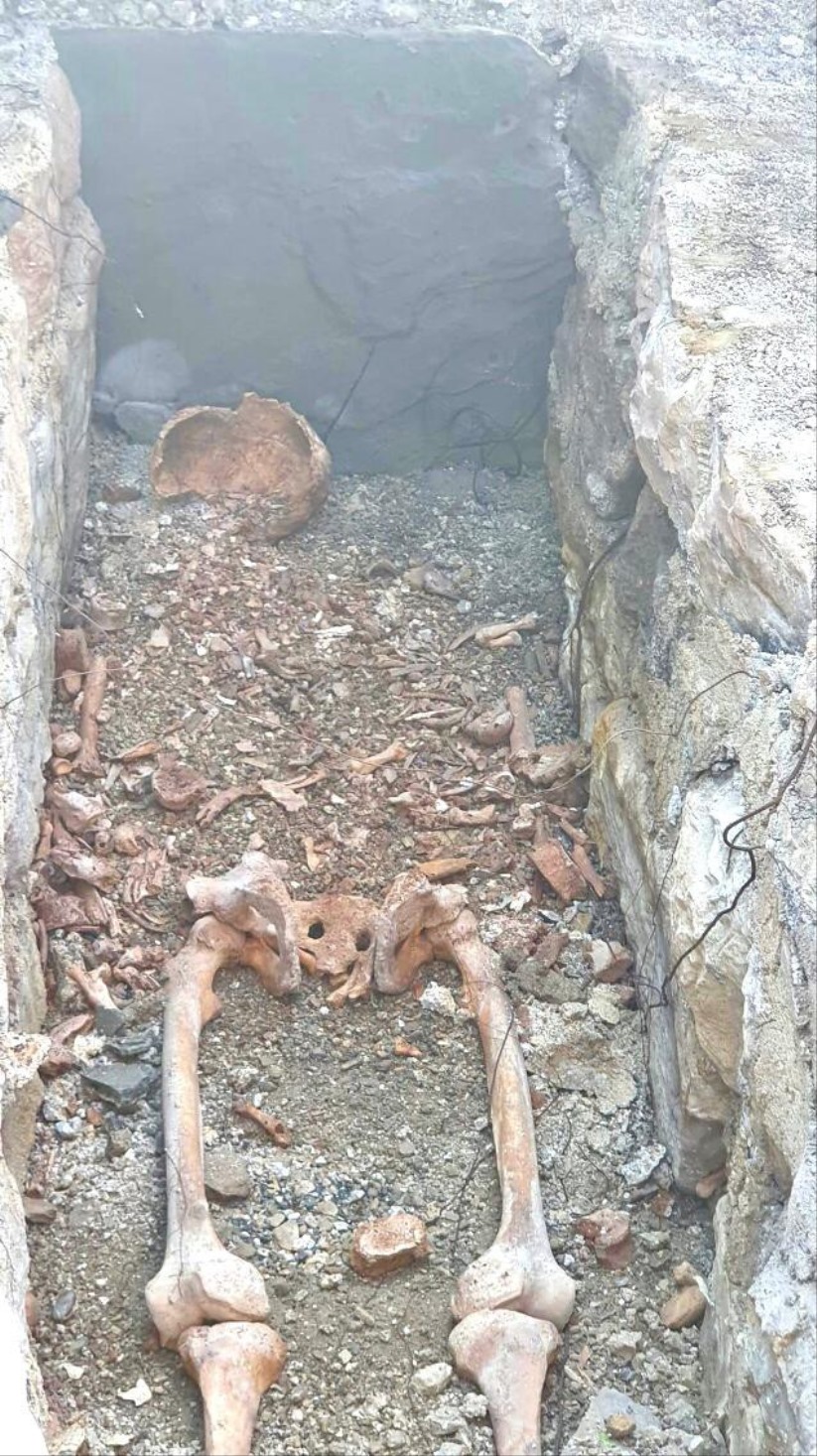 Kuzeninin mezarını ararken bin 500 yıllık Bizans mezarı buldu