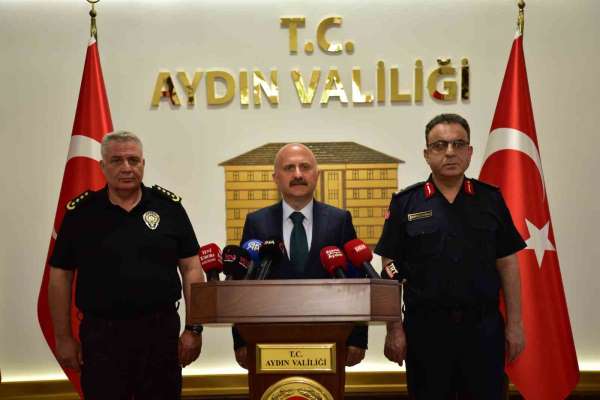 Aydın Valisi Varol açıkladı: 'Çine orman yangını ile ilgili 2 kişi gözaltına alındı'
