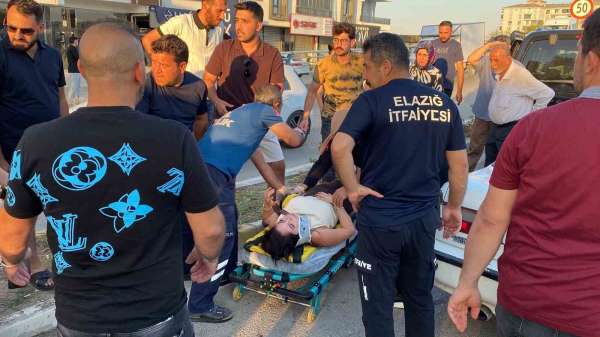 Elazığ'da zincirleme trafik kazası: 3 yaralı