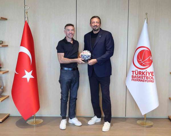 Koray GYO'dan TBF Başkanı Hidayet Türkoğlu'na ziyaret