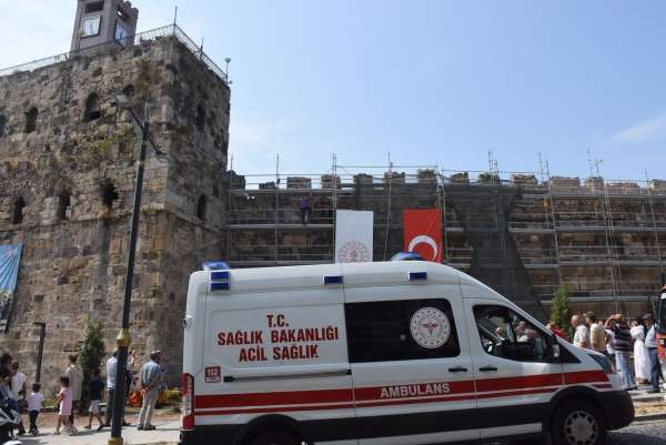 Sinop'ta kalede intihar girişimi