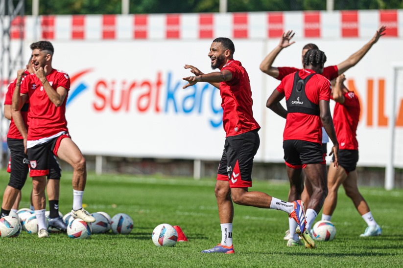 Samsunspor'da 3 günlük izin öncesi antrenman