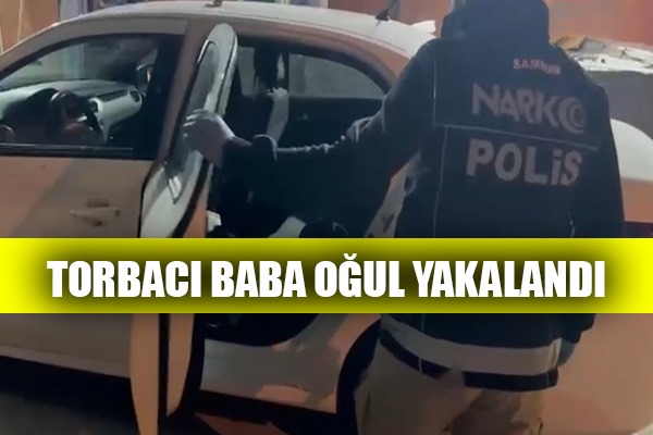 Kiralık araçla uyuşturucu sevkiyatı yapan baba-oğul yakalandı