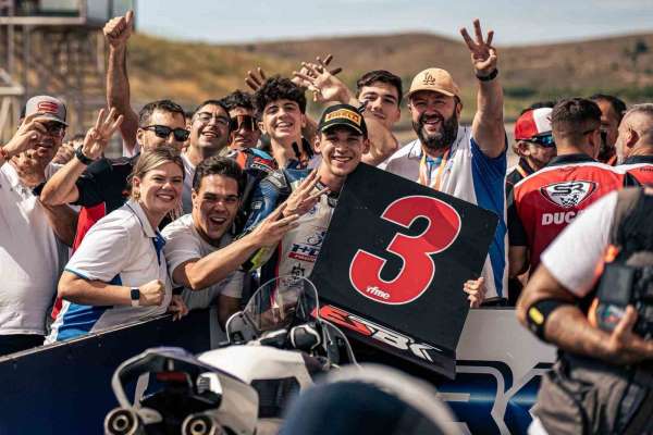 Başiskeleli milli sporcu Superbike Şampiyonası'nda üçüncü oldu