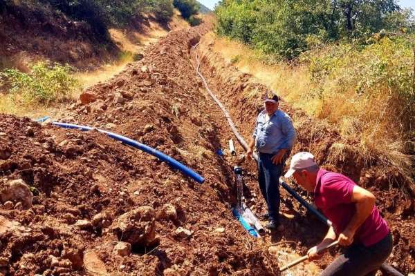 Amasya'da üç köyün su altyapısına destek