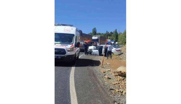 Elazığ'da trafik kazası: 1 yaralı