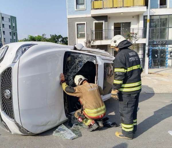 İskenderun'da trafik kazası: 2 yaralı