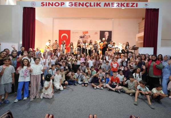 Sinop'ta 782 genç 9 hafta boyunca yeteneklerini keşfetti