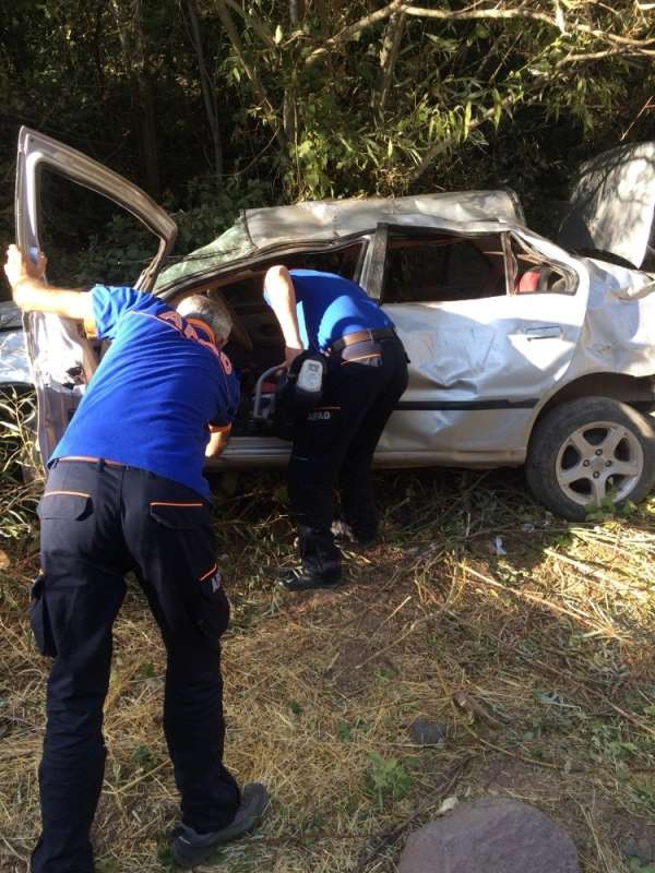 Elazığ'da trafik kazası: 1'i ağır 5 yaralı