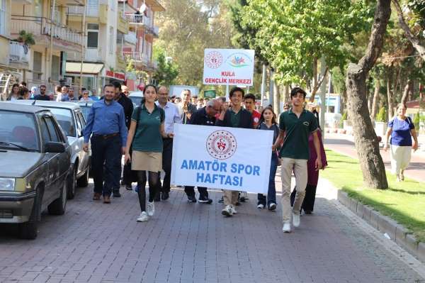 Kula'da amatör spor haftası kutlamaları başladı