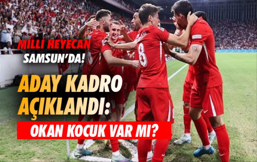 Aday Kadro Açıklandı: Okan Kocuk Var Mı? 