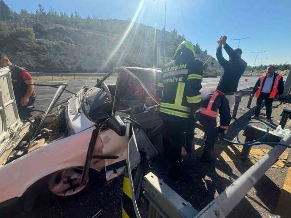 Tarsus'ta trafik kazası 1 yaralı