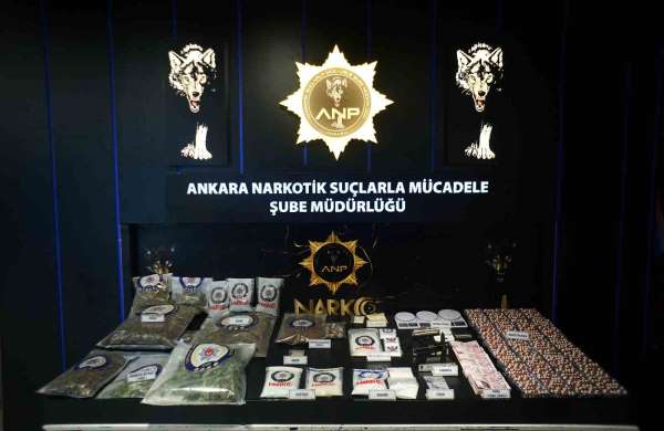 Ankara'da uyuşturucu operasyonlarında 95 şüpheli gözaltına alındı