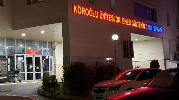 Bolu'da sinir krizi geçiren şahıs kendini bıçakla yaraladı