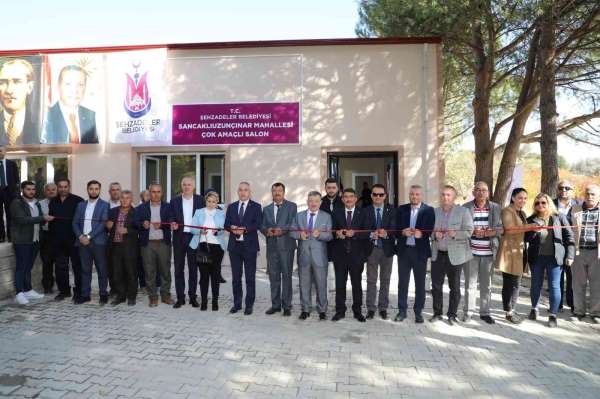 Şehzadeler Belediyesi'nin Sancaklıuzunçınar'a kazandırdığı proje hizmete girdi - Manisa haber