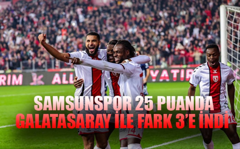 Samsunspor 25 puanda 