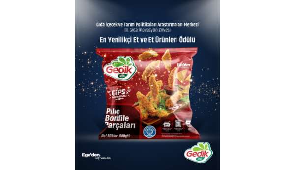 En Yenilikçi Et ve Et Ürünleri ödülü yine Gedik Piliç'in oldu