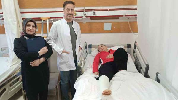 Batman'da bir ilk: Milli sporcu kapalı yöntem aşil tendonu ameliyatıyla sağlığına kavuştu