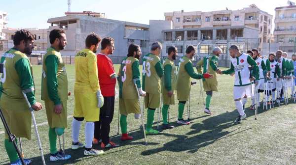 Afrin'de ampute futbol maçı düzenlendi