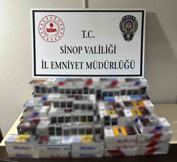 Sinop'ta 24 bin 980 makaron ele geçirildi