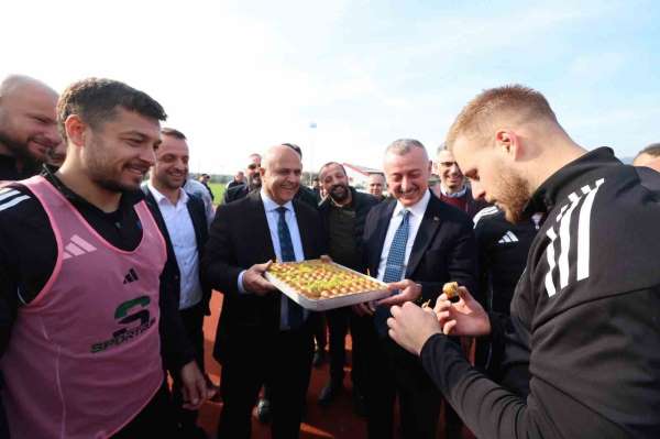 Kocaelispor'a Kasımpaşa maçı öncesi baklavalı moral