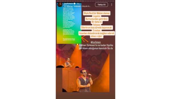 Ünlü sanatçı Gökhan Türmen'e Afyonkarahisar'da büyük şok