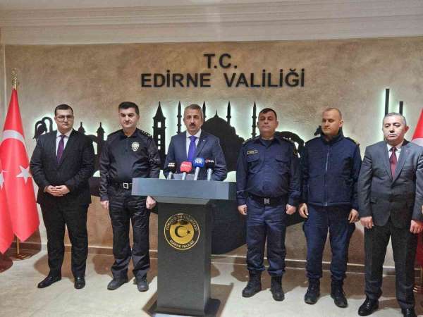 Vali Sezer: 'Edirne'de 10 ayda bin 414 kişi yakalandı, motosiklet kazaları arttı'