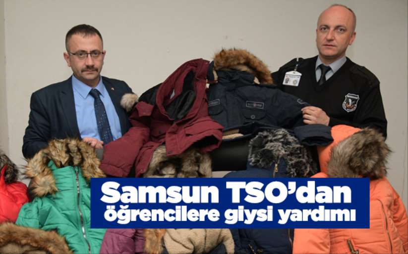 Samsun TSO'dan öğrencilere giysi yardımı