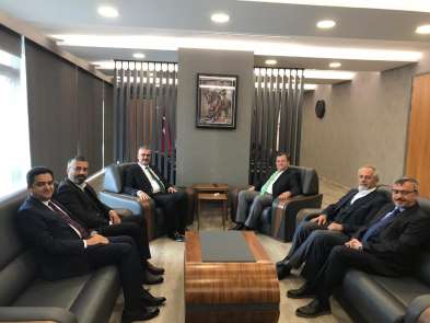 Ahlatcı'dan TSO ve Borsa'ya ziyaret
